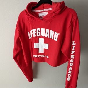 Lifeguard cropped hoodie